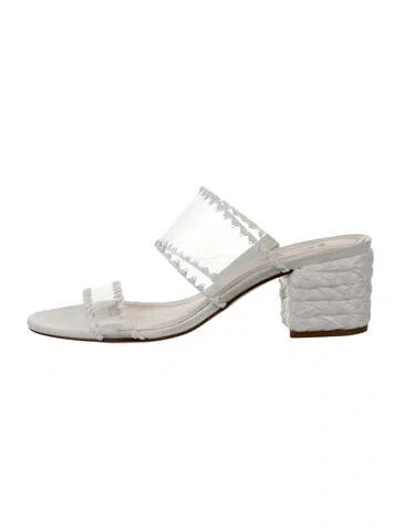 Pre-owned Schutz Slides In White