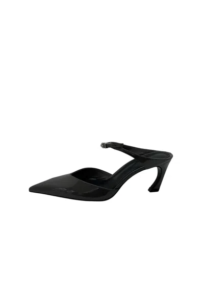 Schutz Slingback In Woman Paint  With Heel 7cm In Animal Print