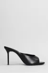 Schutz Slipper-mule In Black Leather