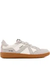 Schutz St 001 Leather Suede Sneakers In Neutral