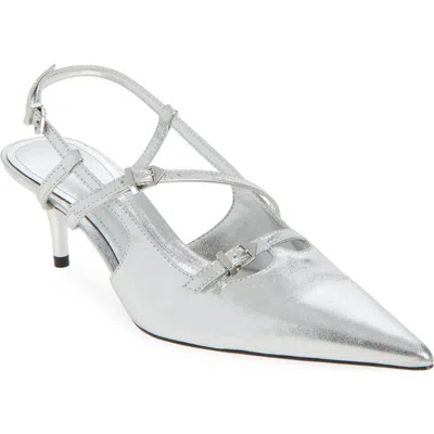 Schutz Stacy Kitten Heel Slingback Pump In Black