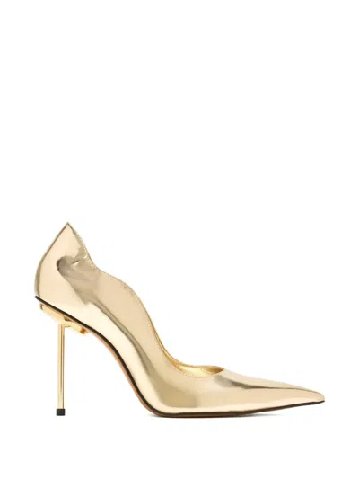 Schutz Stella Stiletto-heel Pumps In Gold