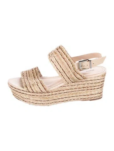 Pre-owned Schutz Straw Sandals