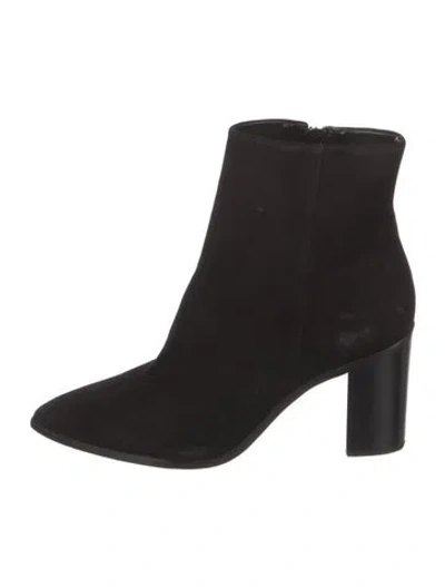 Pre-owned Schutz Suede Boots In Black