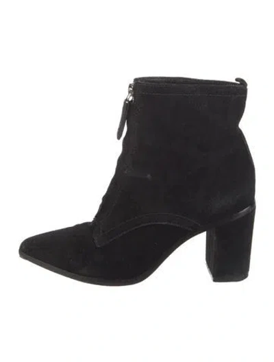 Pre-owned Schutz Suede Boots In Black