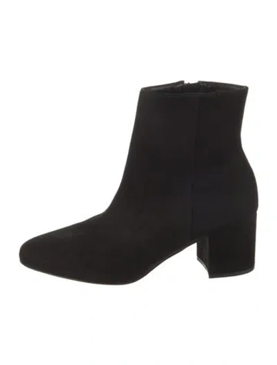 Pre-owned Schutz Suede Boots In Black