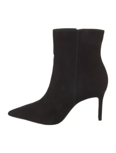 Pre-owned Schutz Suede Boots In Black