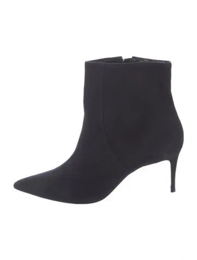 Pre-owned Schutz Suede Boots In Black