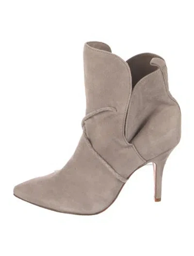 Pre-owned Schutz Suede Boots In Grey