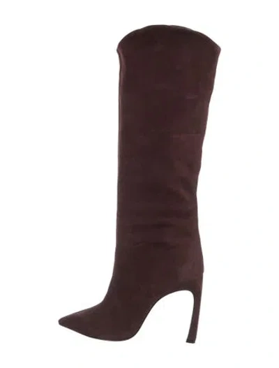 Pre-owned Schutz Suede Boots In Multi