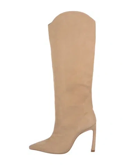 Pre-owned Schutz Suede Boots In Neutral
