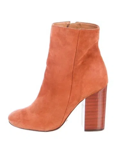 Pre-owned Schutz Suede Boots In Orange
