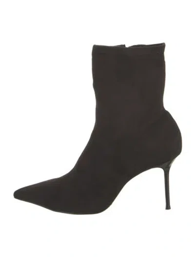 Pre-owned Schutz Suede Boots W/ Tags In Black
