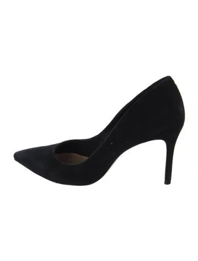 Pre-owned Schutz Suede D'orsay Pumps In Black