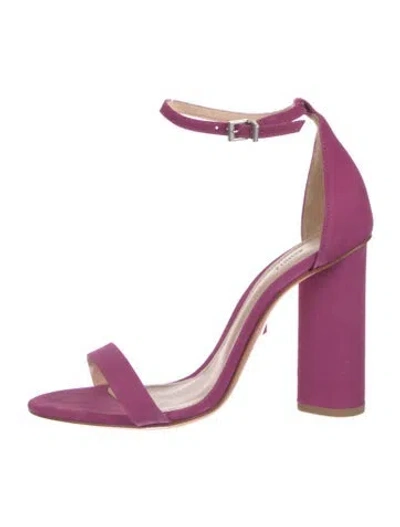 Pre-owned Schutz Suede D'orsay Pumps In Pink