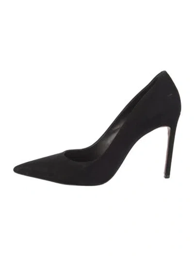 Pre-owned Schutz Suede Pumps In Black
