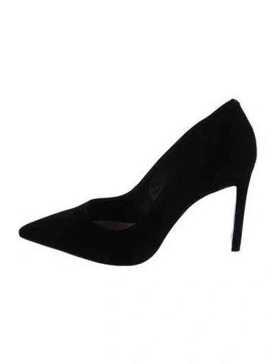 Pre-owned Schutz Suede Pumps In Black