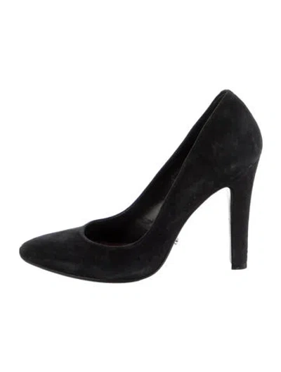 Pre-owned Schutz Suede Pumps In Black