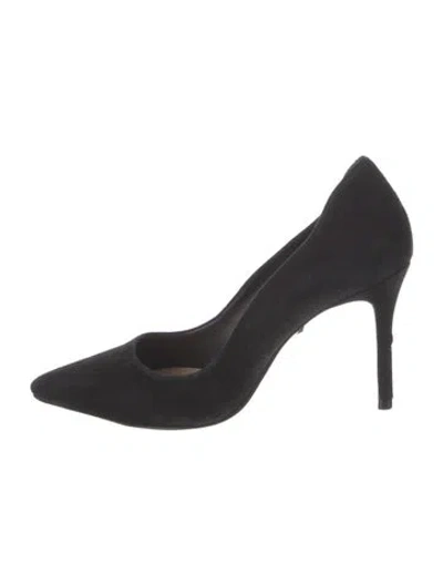 Pre-owned Schutz Suede Pumps In Black