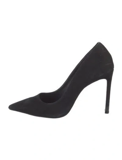 Pre-owned Schutz Suede Pumps In Black