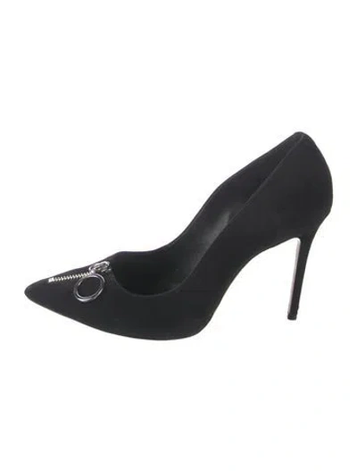Pre-owned Schutz Suede Pumps In Black