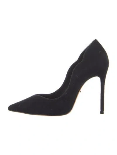 Pre-owned Schutz Suede Pumps In Black