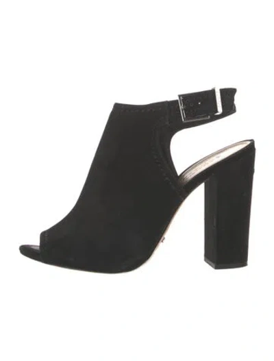 Pre-owned Schutz Suede Pumps In Black
