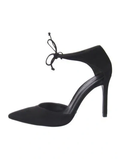 Pre-owned Schutz Suede Pumps In Black