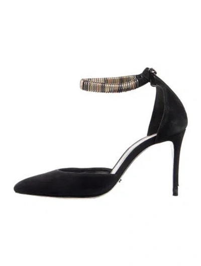 Pre-owned Schutz Suede Pumps In Blue