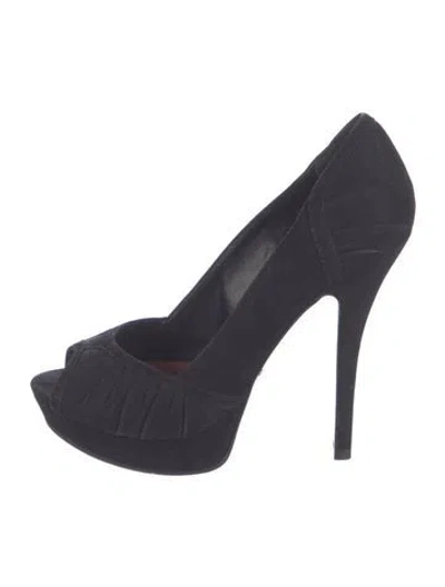 Pre-owned Schutz Suede Pumps In Blue