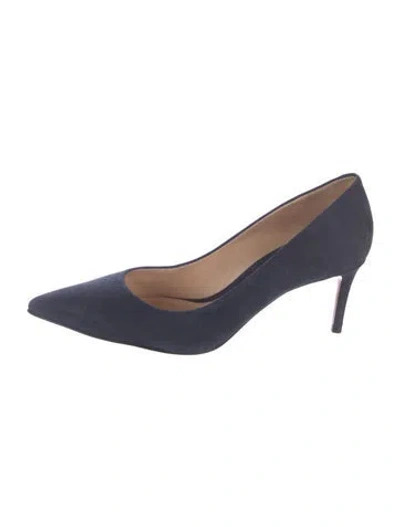 Pre-owned Schutz Suede Pumps In Blue