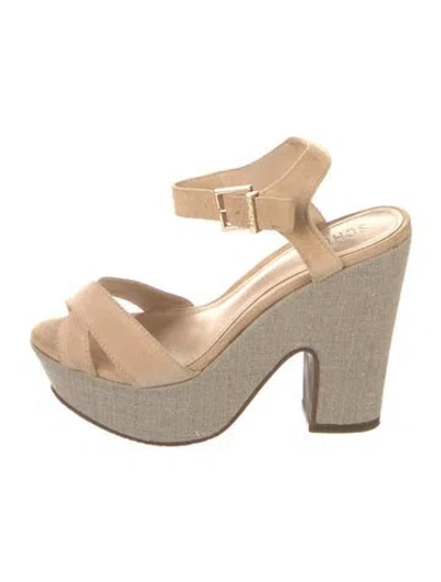 Pre-owned Schutz Suede Pumps In Brown