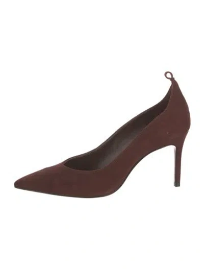 Pre-owned Schutz Suede Pumps In Burgundy