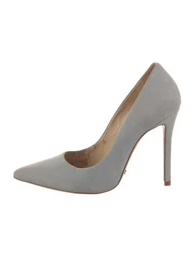 Pre-owned Schutz Suede Pumps In Gray