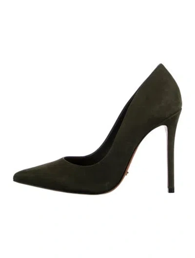 Pre-owned Schutz Suede Pumps In Green