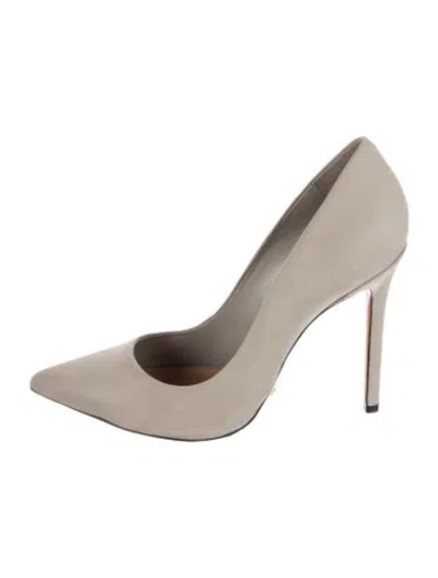 Pre-owned Schutz Suede Pumps In Grey
