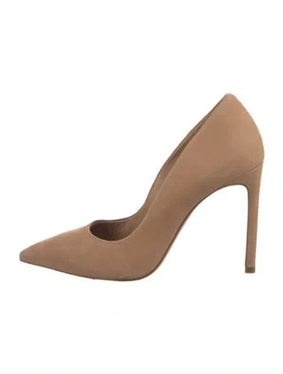 Pre-owned Schutz Suede Pumps In Neutral