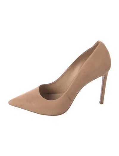 Pre-owned Schutz Suede Pumps In Neutrals