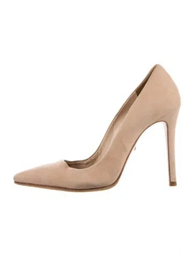 Pre-owned Schutz Suede Pumps In Neutrals