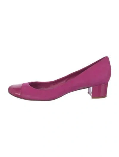 Pre-owned Schutz Suede Pumps In Pink