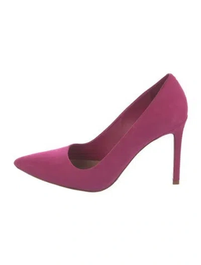 Pre-owned Schutz Suede Pumps In Purple