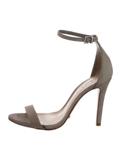 Pre-owned Schutz Suede Sandals In Green