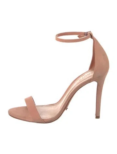 Pre-owned Schutz Suede Sandals In Neutral