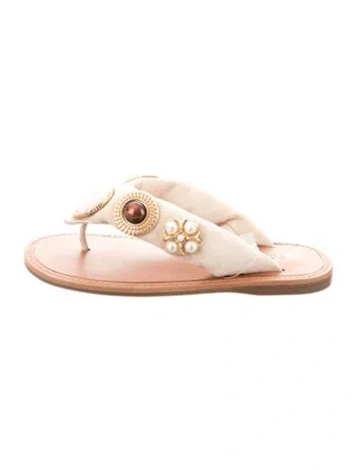 Pre-owned Schutz Suede W/ Tags In Neutrals