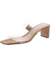 Schutz Taina Womens Leather Square Toe Heels In Multi