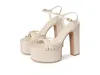 Schutz Tara Platform Sandal In White
