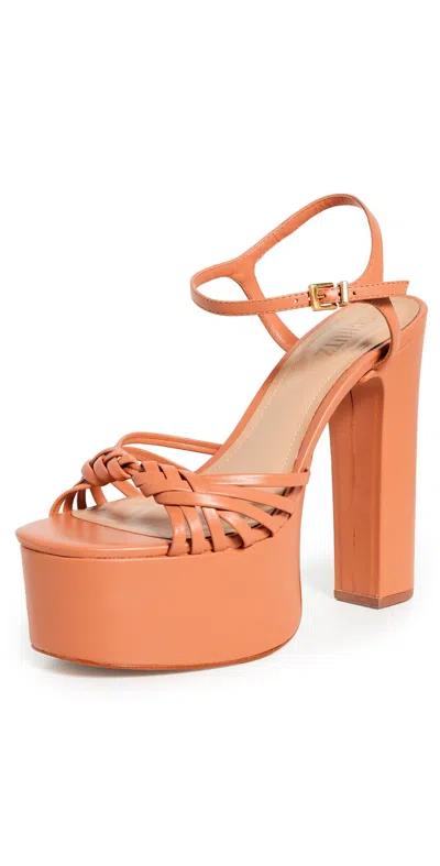 Schutz Tara Platforms Earth Clay In Orange