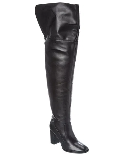 SCHUTZ TERRANCE BLOCK LEATHER OVER-THE-KNEE BOOT