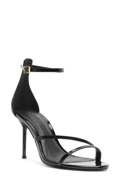 Schutz Tessa Leather Sandal In Black