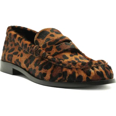Schutz Tyche Genuine Calf Hair Penny Loafer
